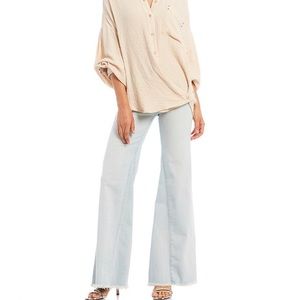 Free People light blue bellbottoms